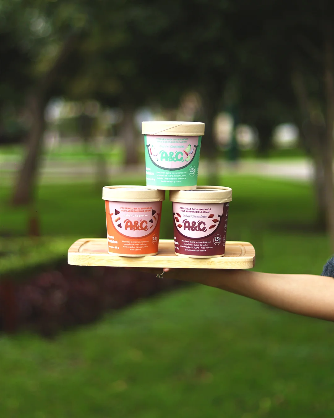 Avena con frutos rojos